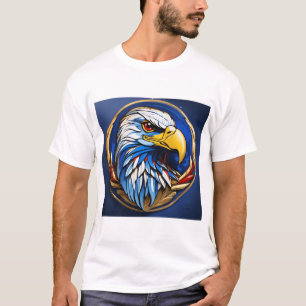 T-shirt "Fierce Eagle Tattoo Design - Force, puissance et 