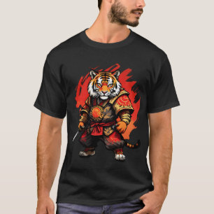 T-shirt Fierce Samurai Tiger