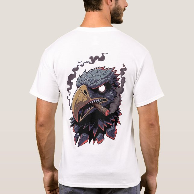 T-shirt Fierce Stone Eagle Mascot (Dos)