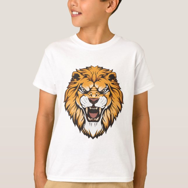 T-shirt Fierce Tiger Graphic Tee"shirt (Devant)