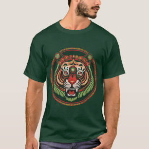 T-shirt Fierce Tigre Tribal Face