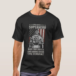T-shirt Fière 82e division aéroportée Papa Parachutiste Ve