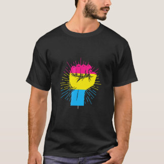 T-shirt Fière Ally Arc-en-ciel Poing Lgbt Rainbow Pride