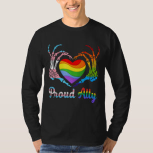 T-shirt Fière Ally Pride Transgenre Gay Les Lgbtq Jour Mon