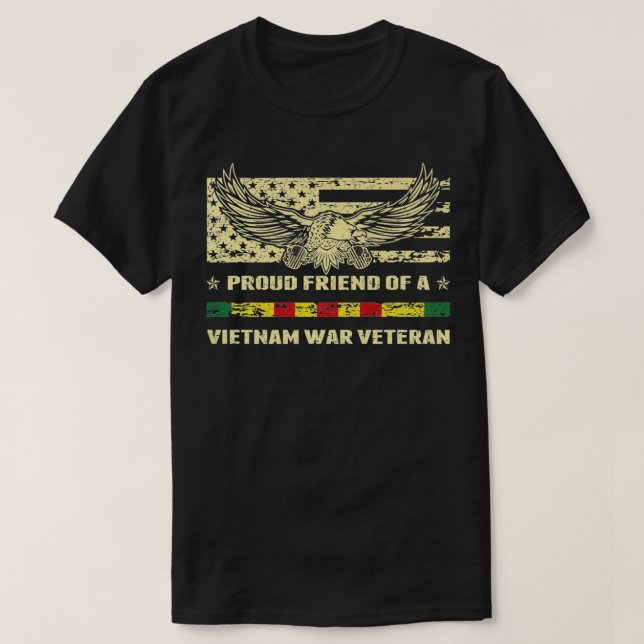 T-shirt Fière amie d'un vétéran de l'armée vietnamienne (Design devant)