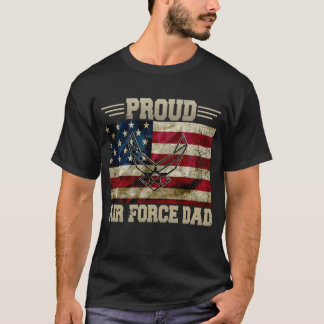 T-shirt Fière armée de l'air papa militaire vétéran fierté