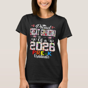 T-shirt Fière arrière-grand-mère des mères diplômées de la