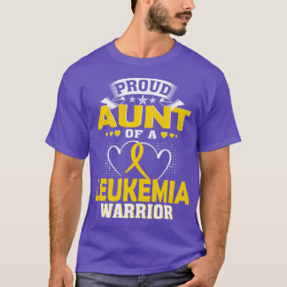T-shirt FIÈRE CHANCE D'UN Sweatshirt GUERRIER DE LEUKEMIA