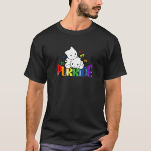 T-shirt Fière communauté LGBT et LGBTQIAC pour chat et cha