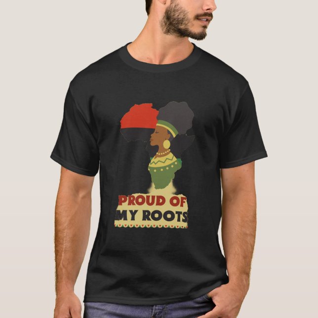 T-shirt Fière de mes racines (Devant)