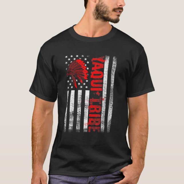 T-shirt Fière D'Être La Fierté Autochtone Américaine Yaqui (Devant)