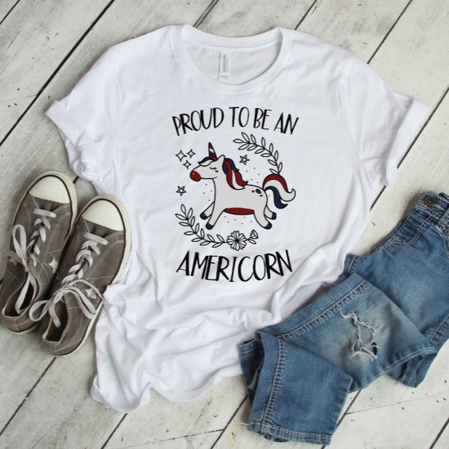 T-shirt Fière d'être une Américaine (Créateur téléchargé)