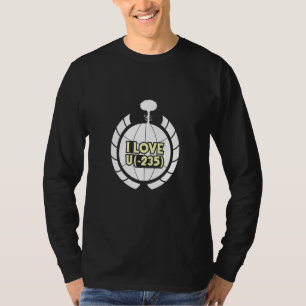 T-shirt Fière Énergie Renouvelable Je t'aime 235 Moteur Nu