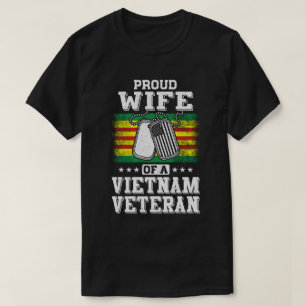T-shirt Fière Épouse D'Un Mari Vétéran Du Viet Nam