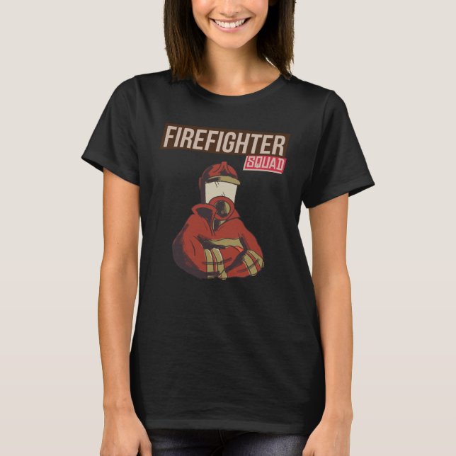 T-shirt Fière escouade de pompiers (Devant)
