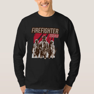 T-shirt Fière escouade de pompiers
