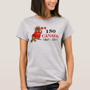 T-shirt Fière fête canadienne du castor 150