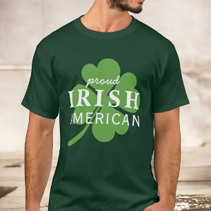 T-shirt Fière fête irlandaise américaine de la Saint Patri