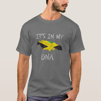 T-shirt Fière fierté jamaïcaine La fierté est dans mon ADN