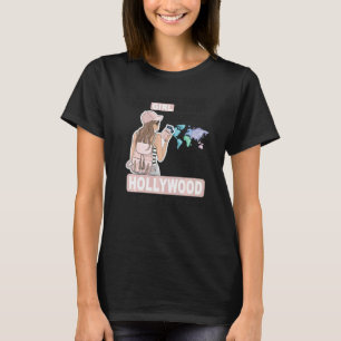 T-shirt Fière fille Cool hollywoodienne d'Hollywood