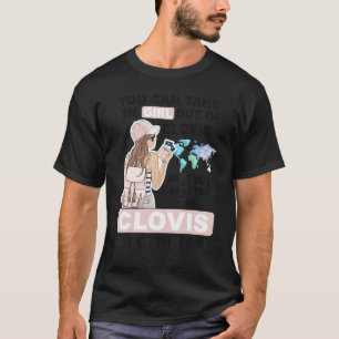 T-shirt Fière fille de Clovis  Fille cool de la ville de C