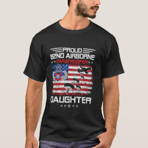 T-shirt Fière fille de parachutiste de la 82e division aér