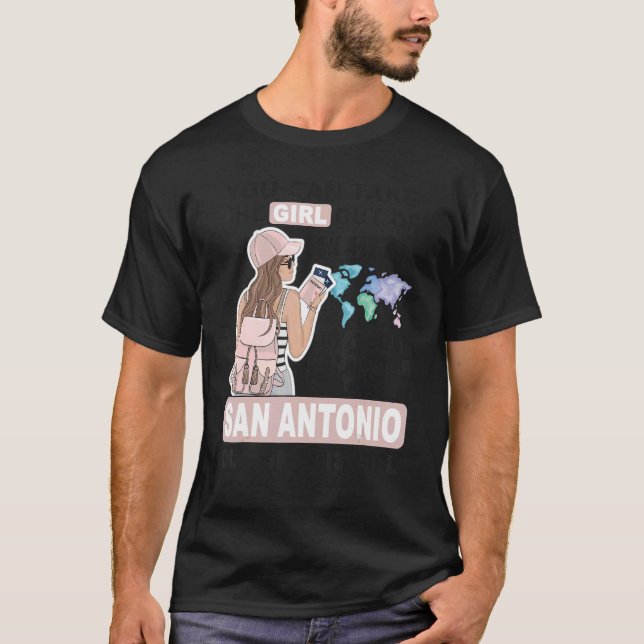 T-shirt Fière fille de San Antonio - Cool Girl de San Anto (Devant)