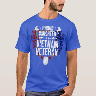 T-shirt Fière fille Fête des pères Vietnam Vétérinaire