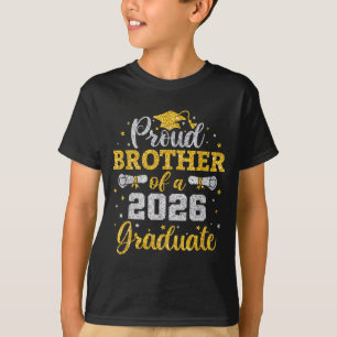 T-shirt Fière Frère 2026 Diplômé Senior Design