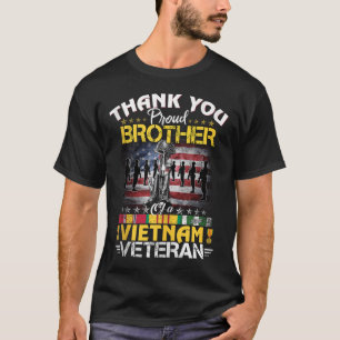 T-shirt Fière Frère D'Un Vétérinaire Du Vietnam - Vie Merc