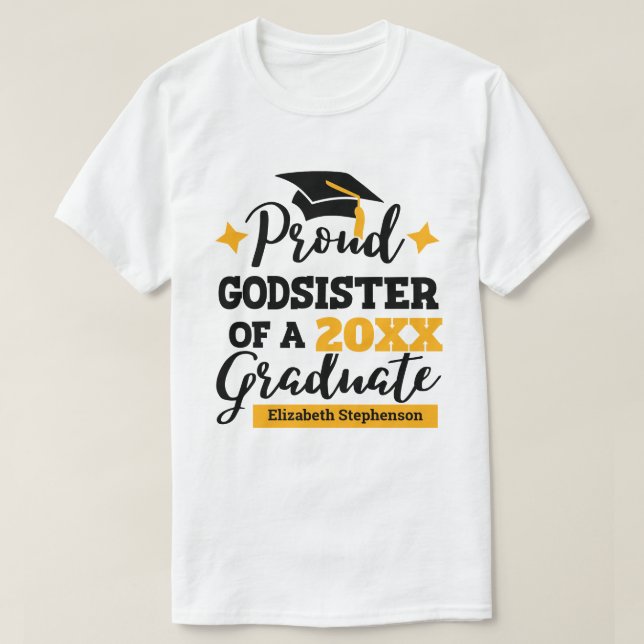 T-shirt Fière Godsoeur de la famille de diplômés jumelage (Design devant)