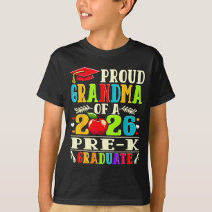 T-shirt Fière grand-mère de la promotion 2026 de maternell