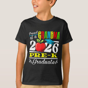 T-shirt Fière grand-mère de la promotion 2026 de maternell