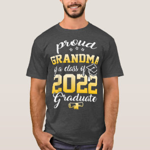 T-shirt Fière grand-mère d'une classe de 222 Senior Gradua