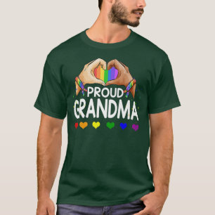 T-shirt Fière grand-mère LGBT Drapeau Gay Lesbian Pride Pa