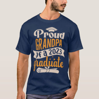 T-shirt Fière Grand-Père D'Un Diplômé De 2023