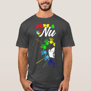 T-shirt Fière infirmière Sensibilisation sur l'autisme Hom