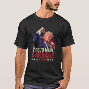 T-shirt Fière MAGA Garbage Trump Supporter