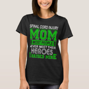 T-shirt Fière Maman de Blessure de la Moelle Épinière J'ai