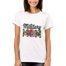 Fière maman de militaire camouflage et design de d