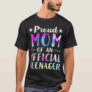 T-shirt Fière Maman D'Un Adolescent Officiel 13e Anniversa