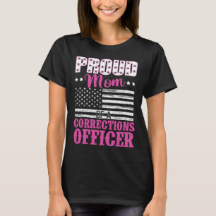T-shirt Fière Maman D'Un Agent Correctionnel