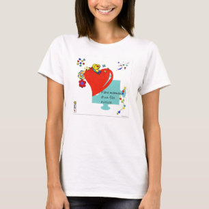 T-shirt Fière maman d'un fils autiste