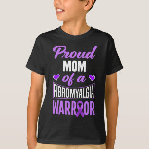 T-shirt Fière Maman D'Un Guerrier Fibromyalgique 1