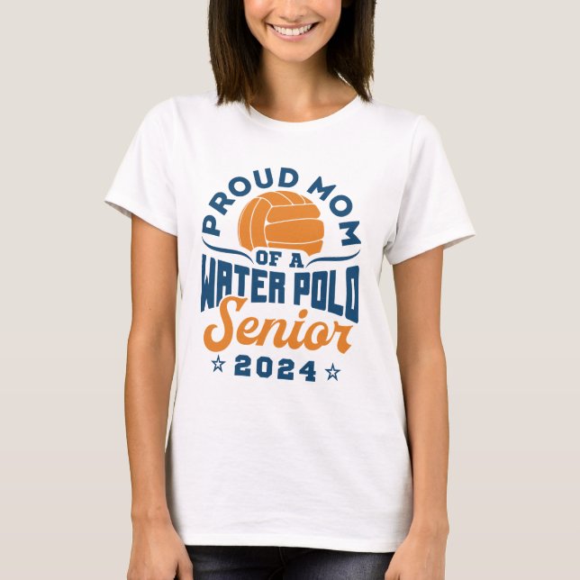 T-shirt Fière maman d'un Polo Eau Senior 2024 (Devant)