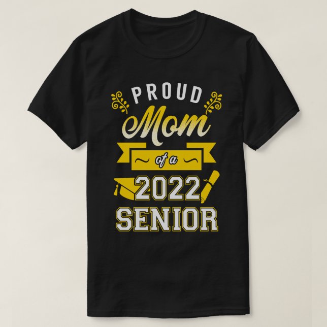 T-shirt Fière maman d'un Senior 2022 6 (Design devant)