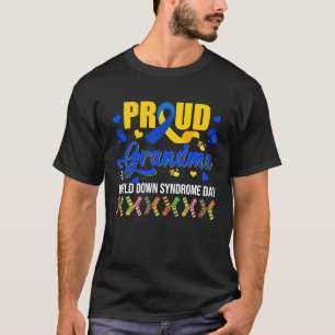 T-shirt Fière Mamie Mondiale De Savoir Le Syndrome De Bas