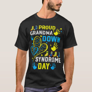 T-shirt Fière Mamie T21 Mondiale De Sensibilisation Au Syn