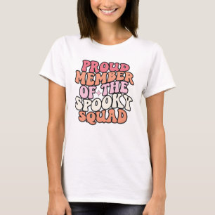 T-shirt Fière membre de l'équipe Éffrayante Halloween