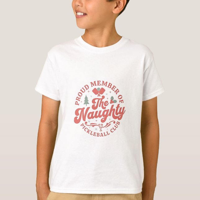 T-shirt Fière membre du club de basket-ball Naughty (Devant)